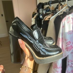 steve madden platform loafers